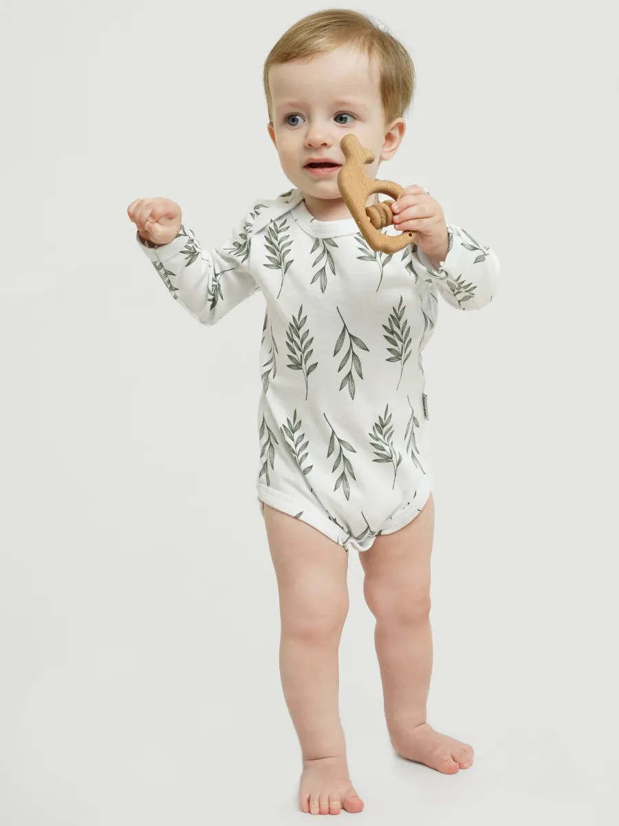 Боди 3 шт Супер Пупс нбр/3пр/боди/SK20хакилисточкиветочки - фото 14