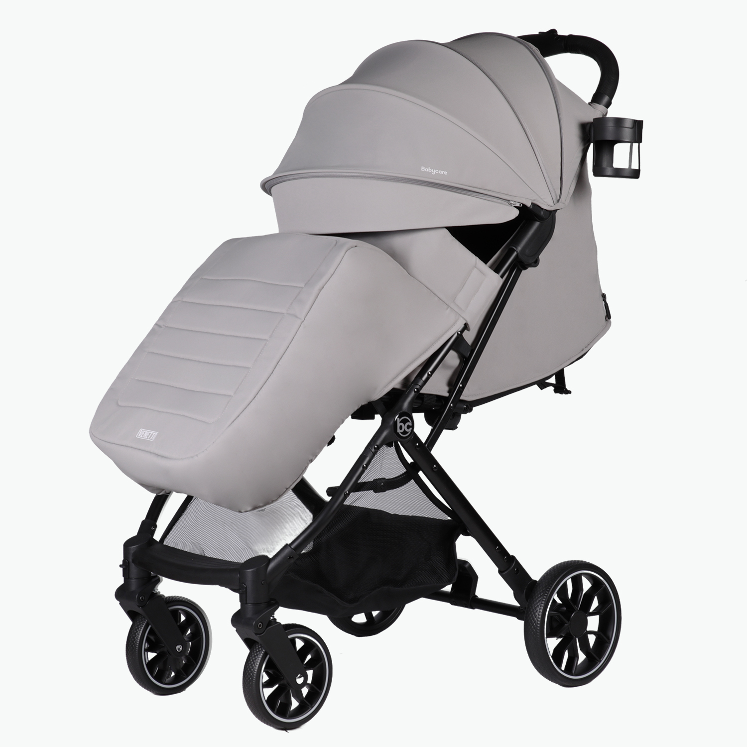 Коляска прогулочная BabyCare Venetto Серый серый - фото 2