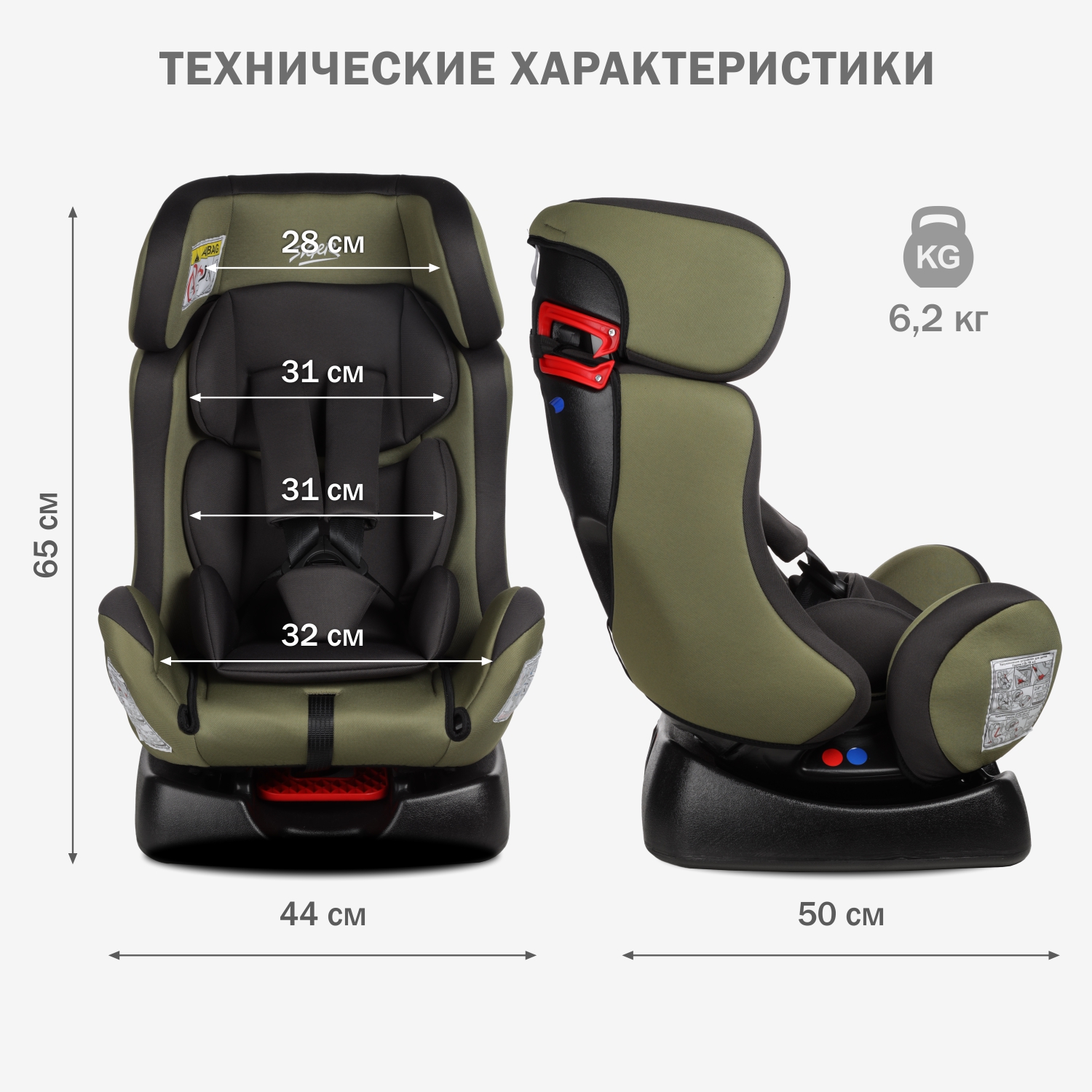 Автокресло SIGER Диона 0+/1/2 (0-25 кг) - фото 3