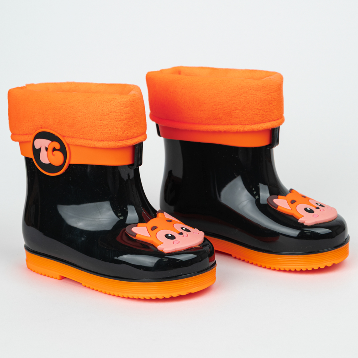 Сапоги резиновые TikkaGo 8U03_2433-1_black-orange - фото 2