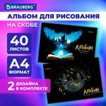 Альбом Brauberg А4 40 лист. 2 шт.
