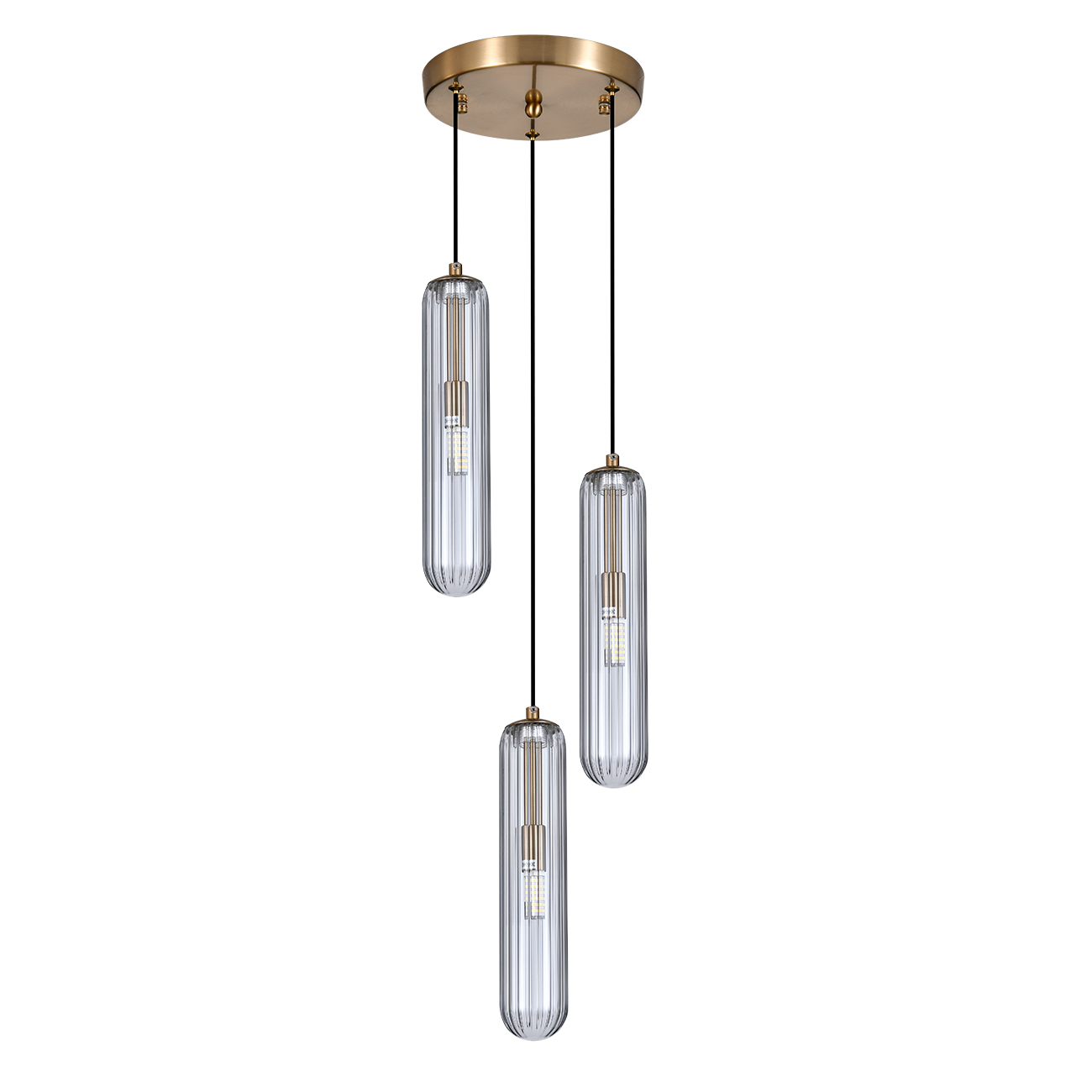 Подвесной светильник ESCADA 160001/3P G9*5W Brass - фото 4