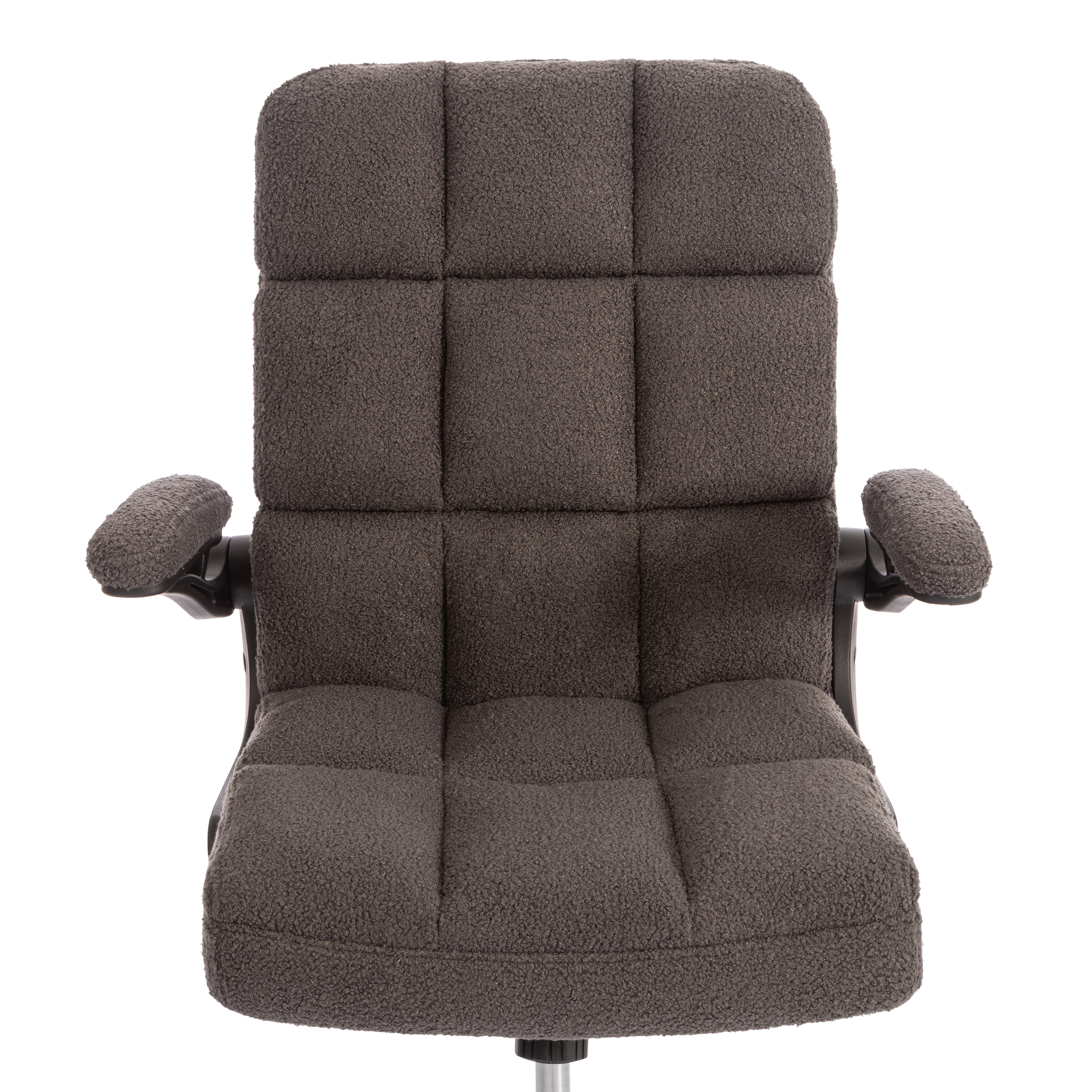Компьютерное кресло TETCHAIR Лугано ткань тедди серый - фото 7