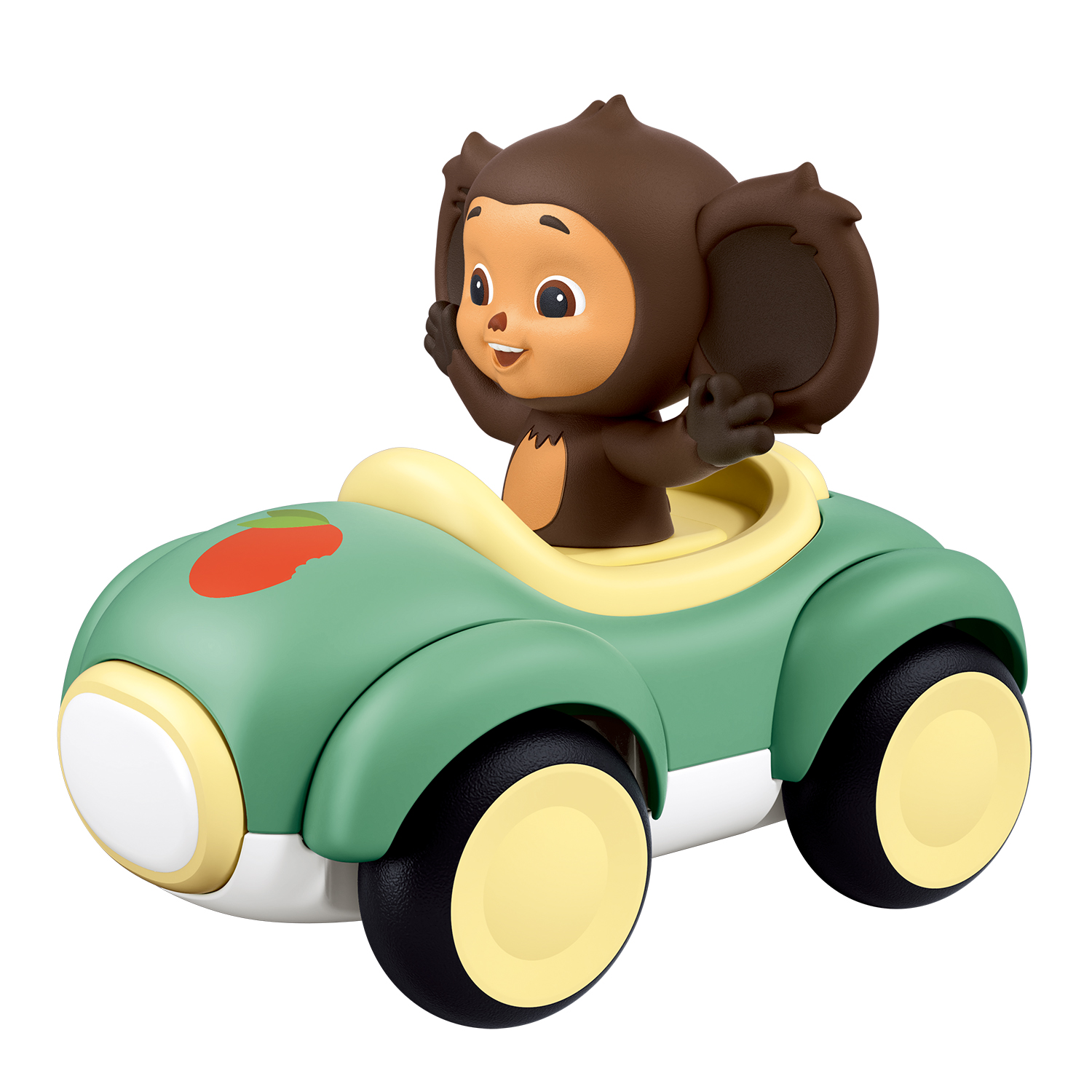 Конструктор SLUBAN Чебурашка на зеленой машине 7 дет. - фото 2