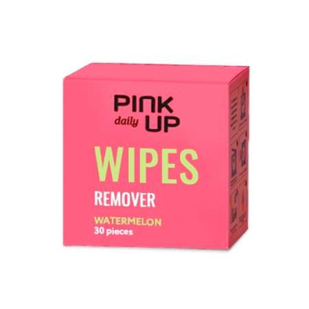 Салфетки для снятия лака Pink Up Арбуз 30 шт