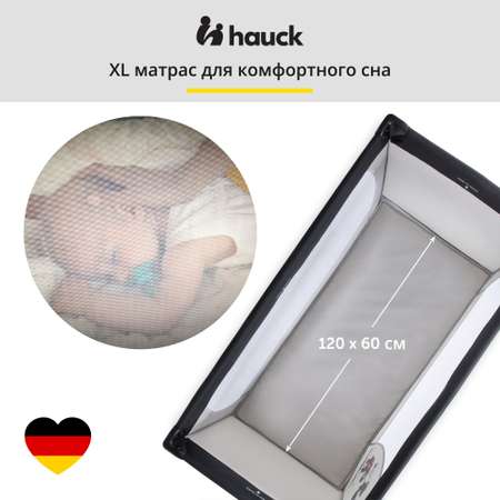 Кроватка-манеж Hauck Dream N Play Mickey Stars складная с матрасом 120х60 см
