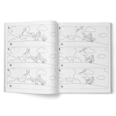 Книжка-раскраска Феникс + Однажды в лесу