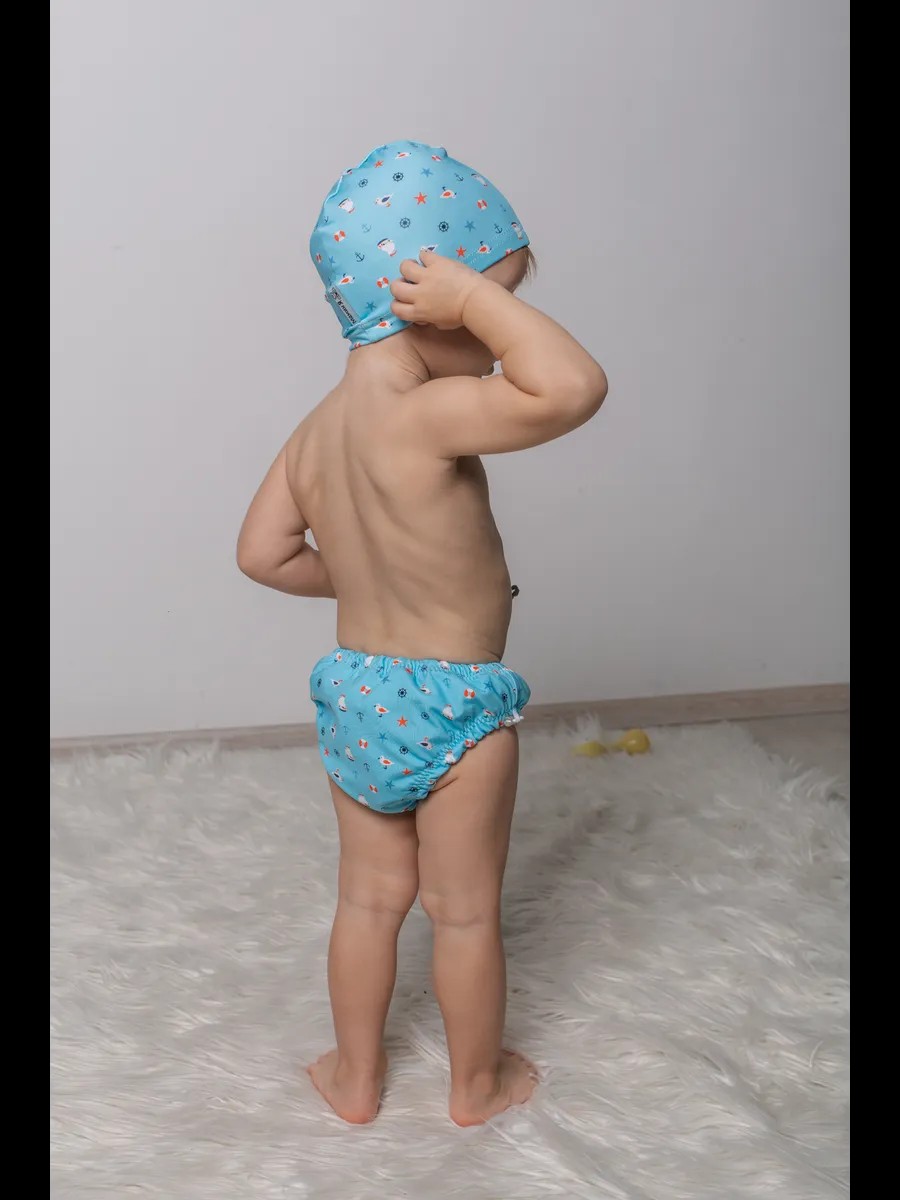 Шапочка для плавания Мамин Я Морские чайки размер 0-3 года - фото 4