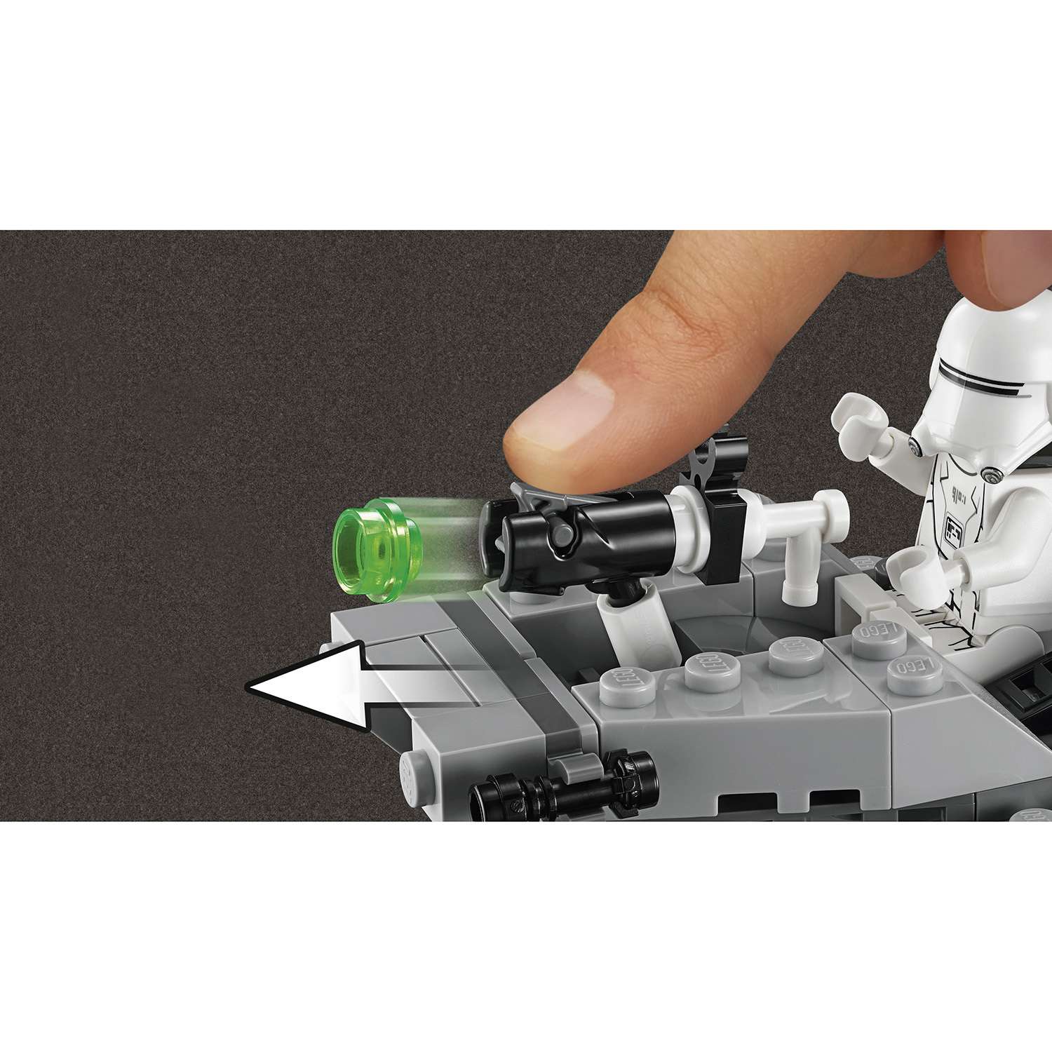 Конструктор LEGO Star Wars Снежный спидер Первого Ордена блочный - фото 6
