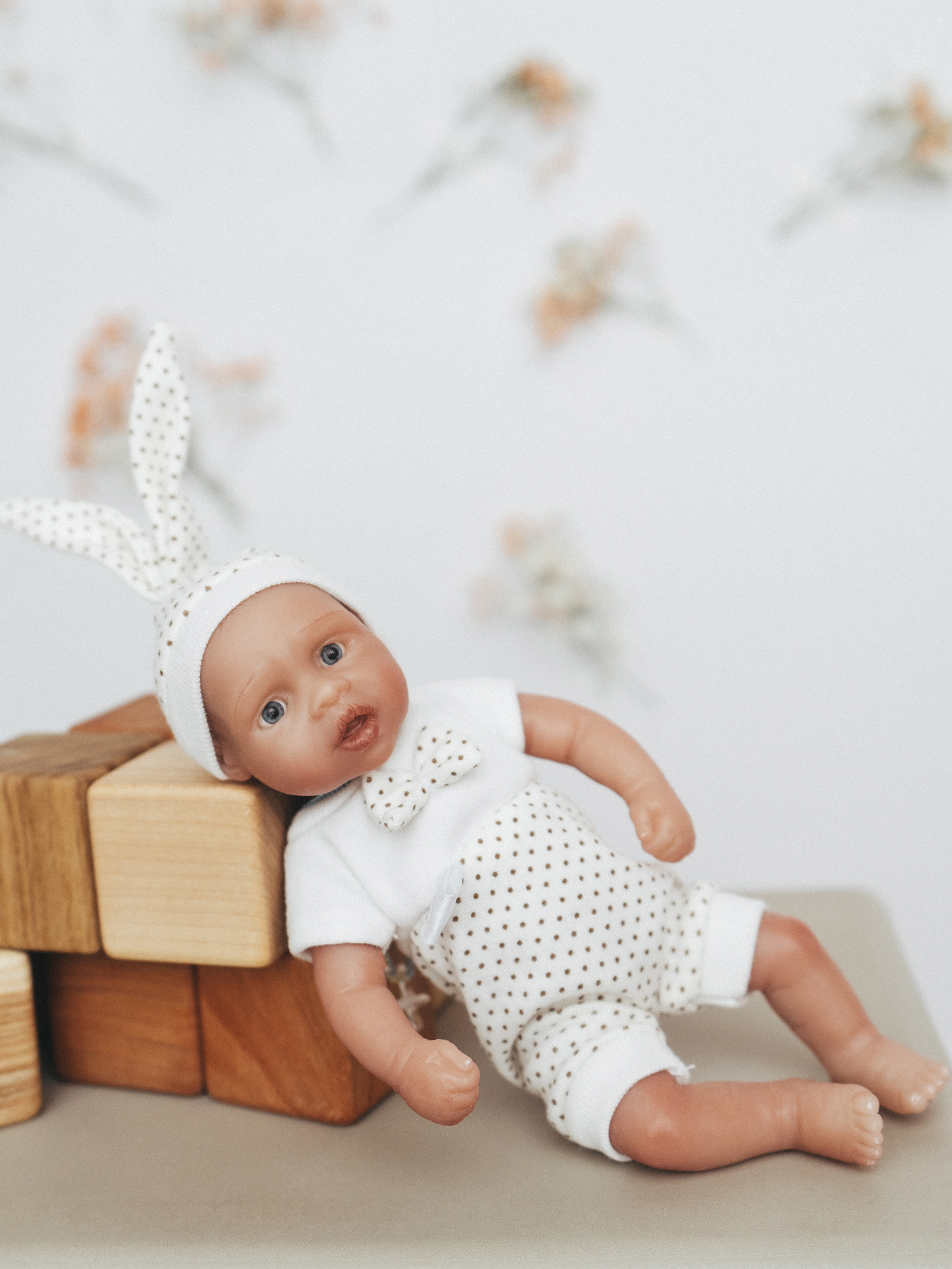 Кукла мини Magic Manufactory Magic baby Пупс реборн мальчик высота 19 см 4631162180918 - фото 12