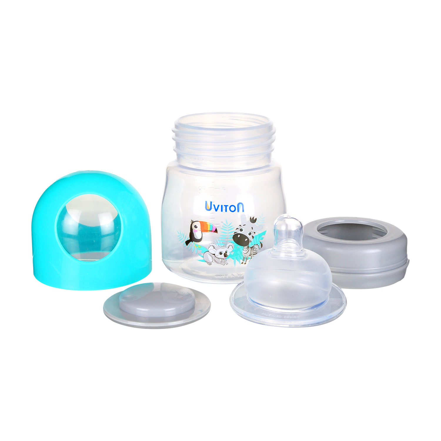 Бутылочка Uviton Anti-Colic 125 мл в ассортименте - фото 12