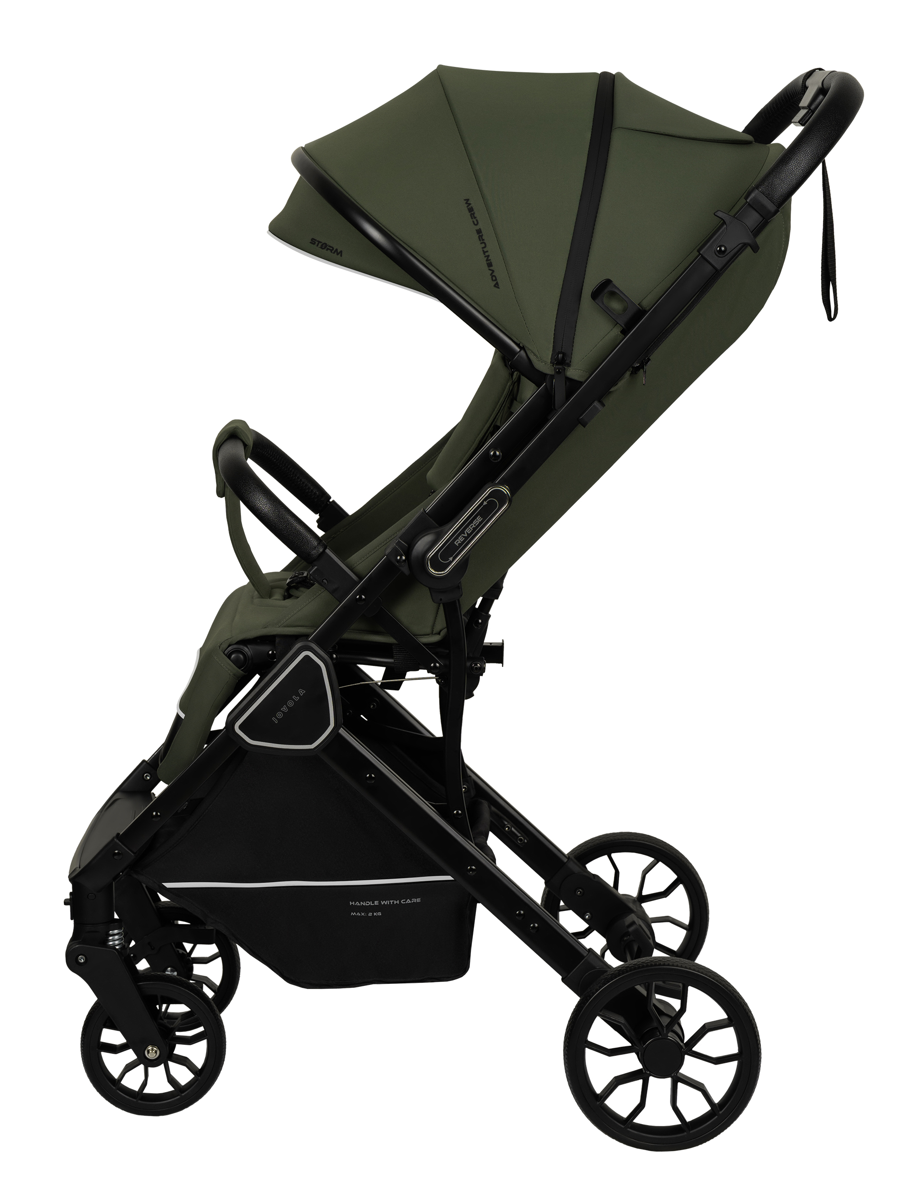 Коляска прогулочная JOVOLA Storm, зеленый - фото 18