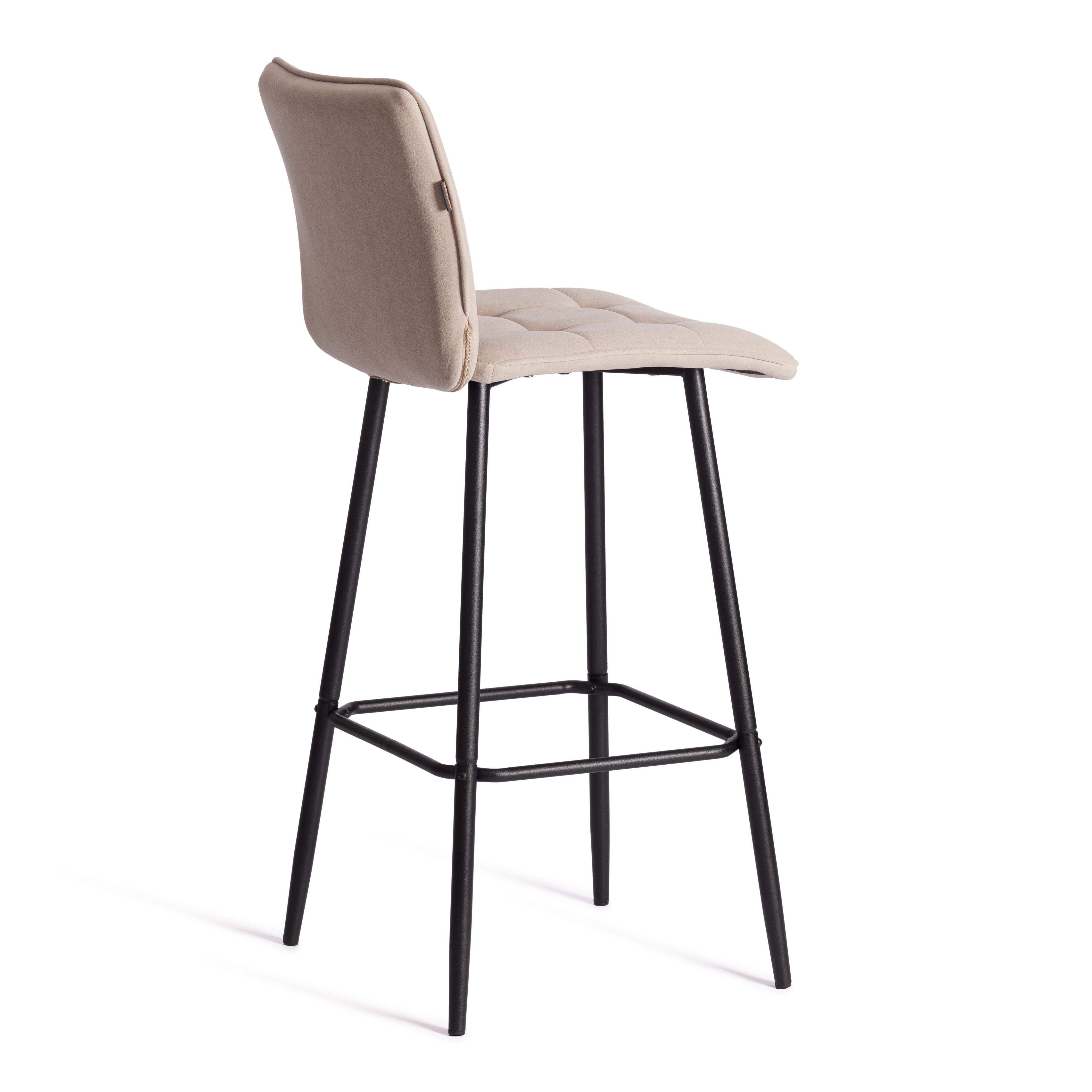 Стул TETCHAIR Bari велюр бежевый - фото 4