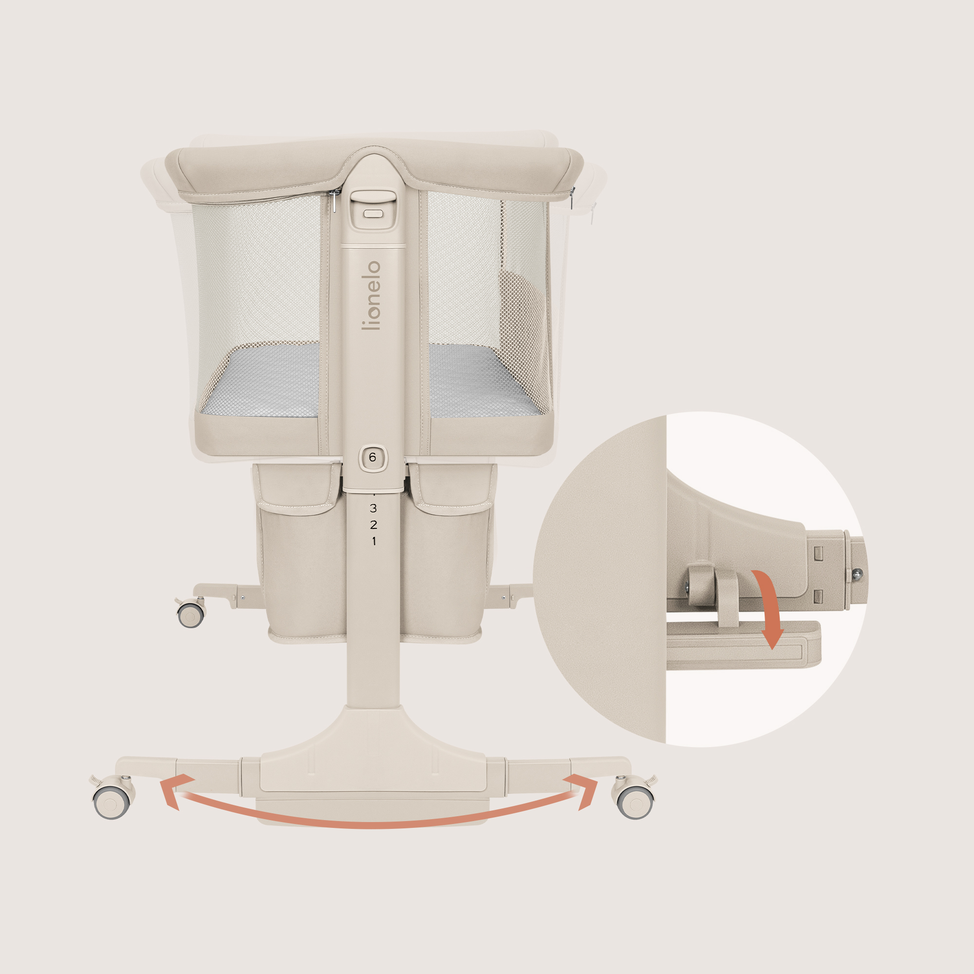 Колыбель Lionelo Jodie бежевый - фото 7