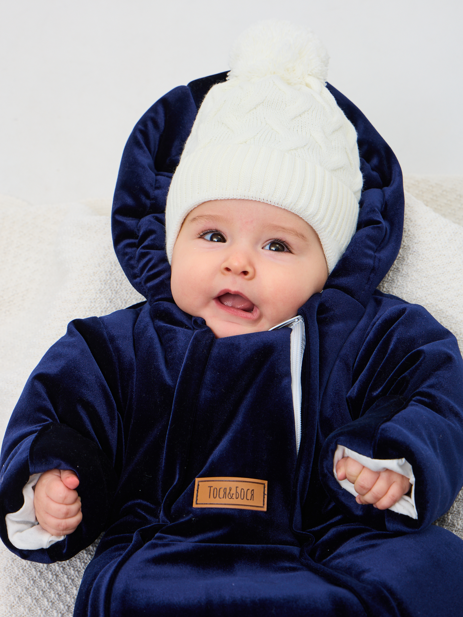 Конверт на выписку ТОСЯ БОСЯ Смокинг синий - фото 18