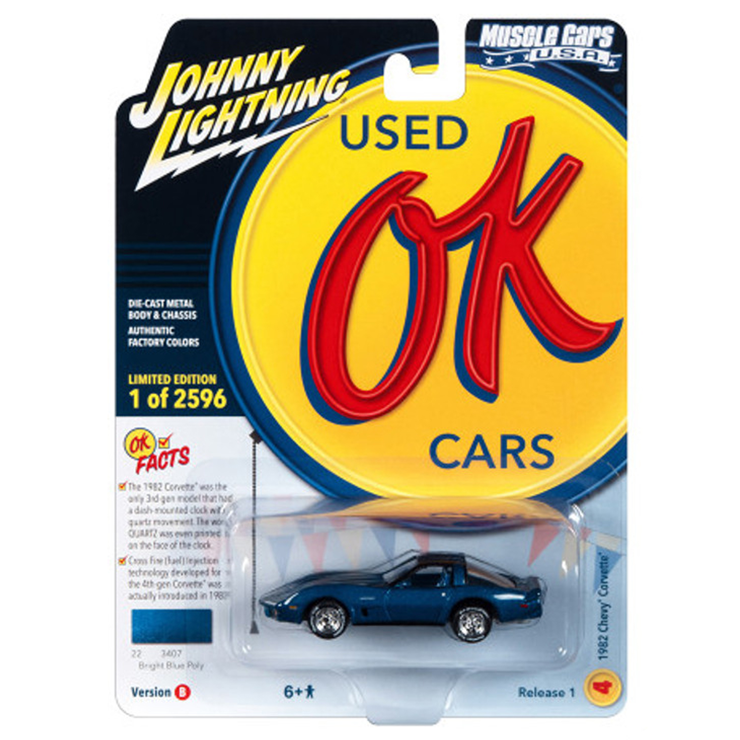 Автомобиль Johnny Lightning 1:64 JLMC032B-R1-N4 - фото 3