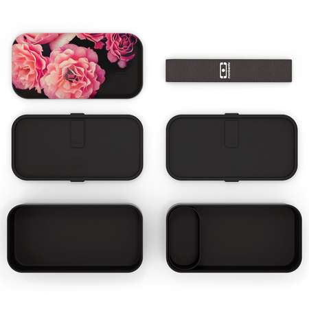 Ланч-бокс Monbento MB Original Flower mood black