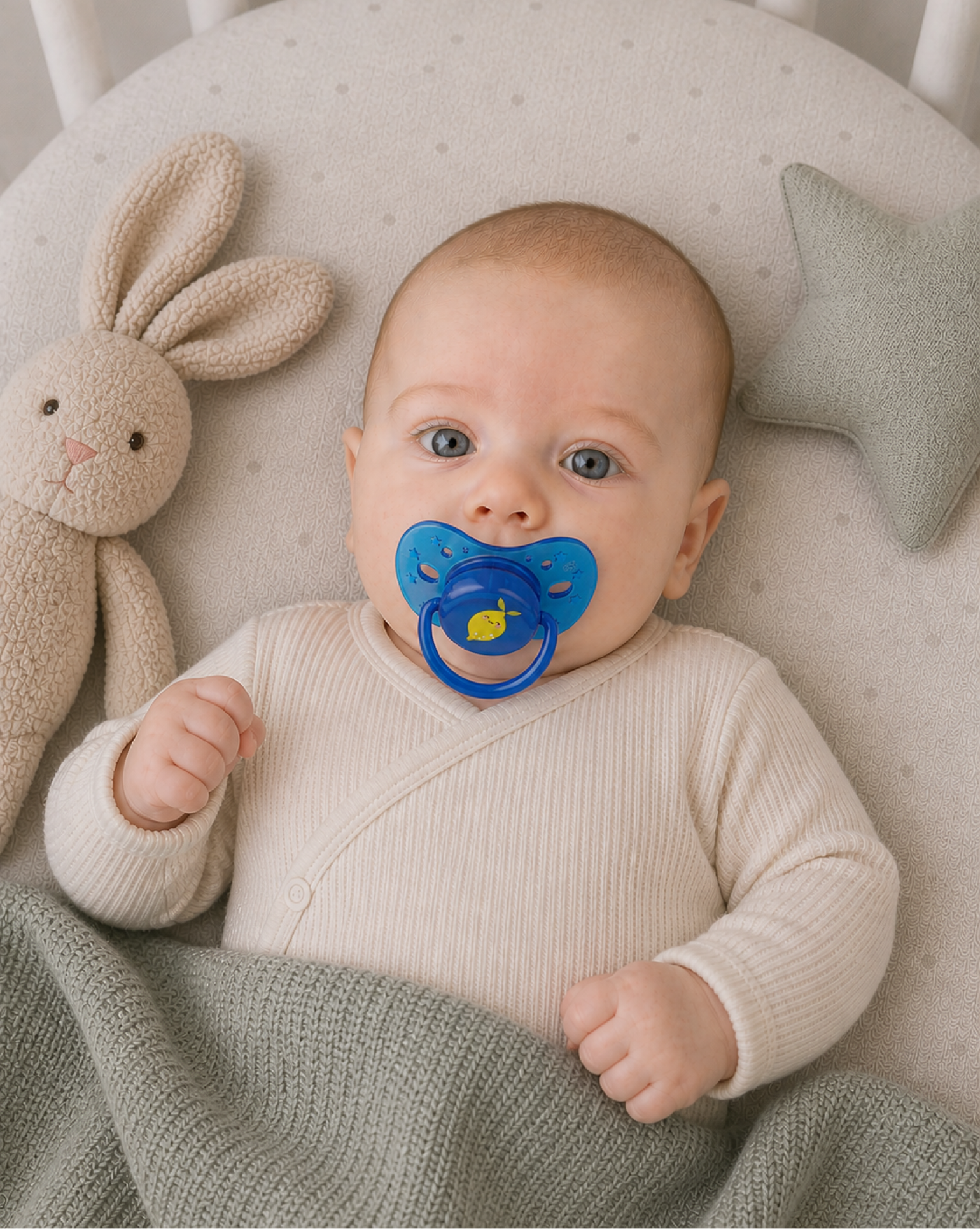 Пустышка BabyGo латекс ортодонтическая от 0 мес. 1 шт. - фото 5
