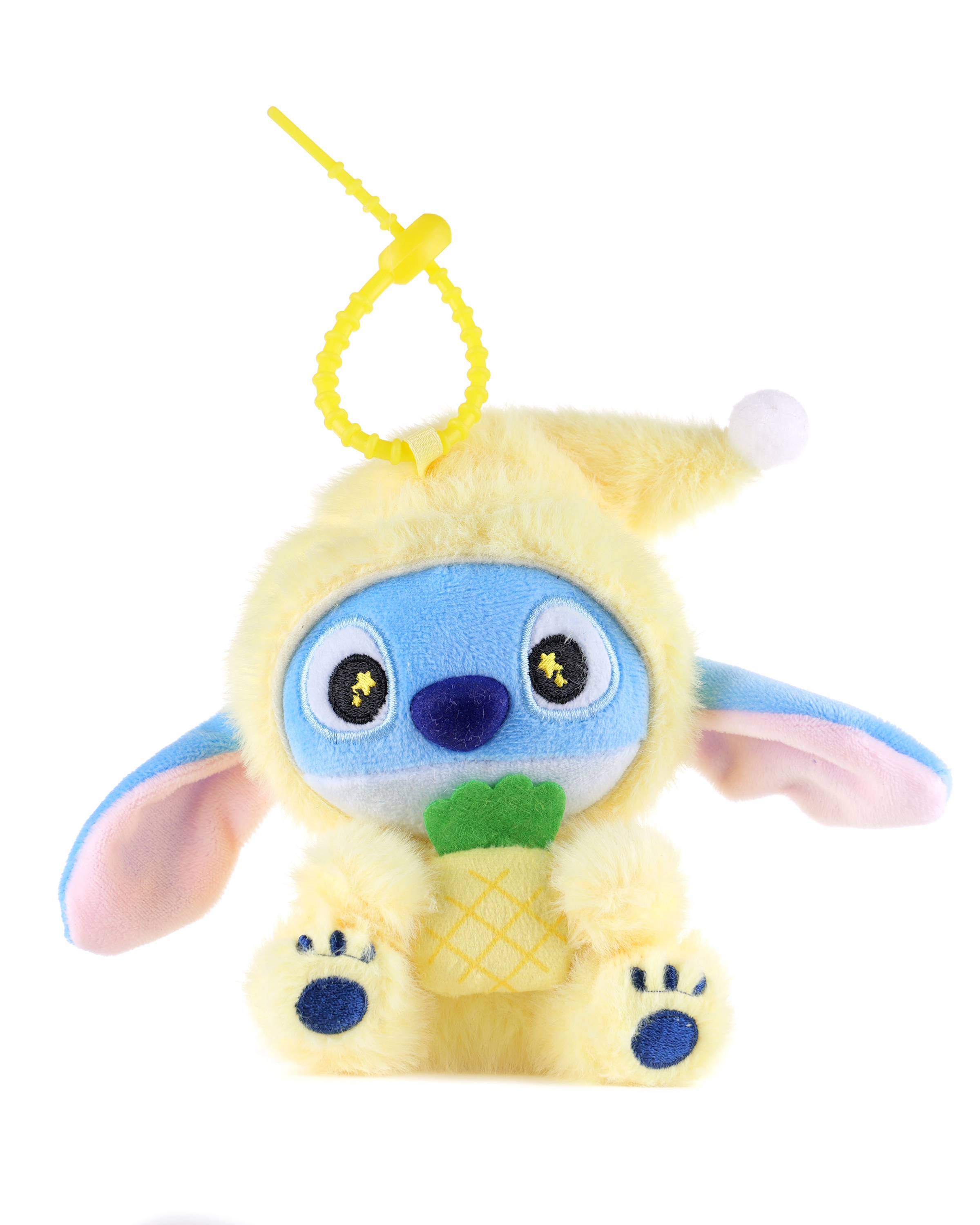 Игрушка мягкая Stitch Foooodies на цепочке желтый - фото 8