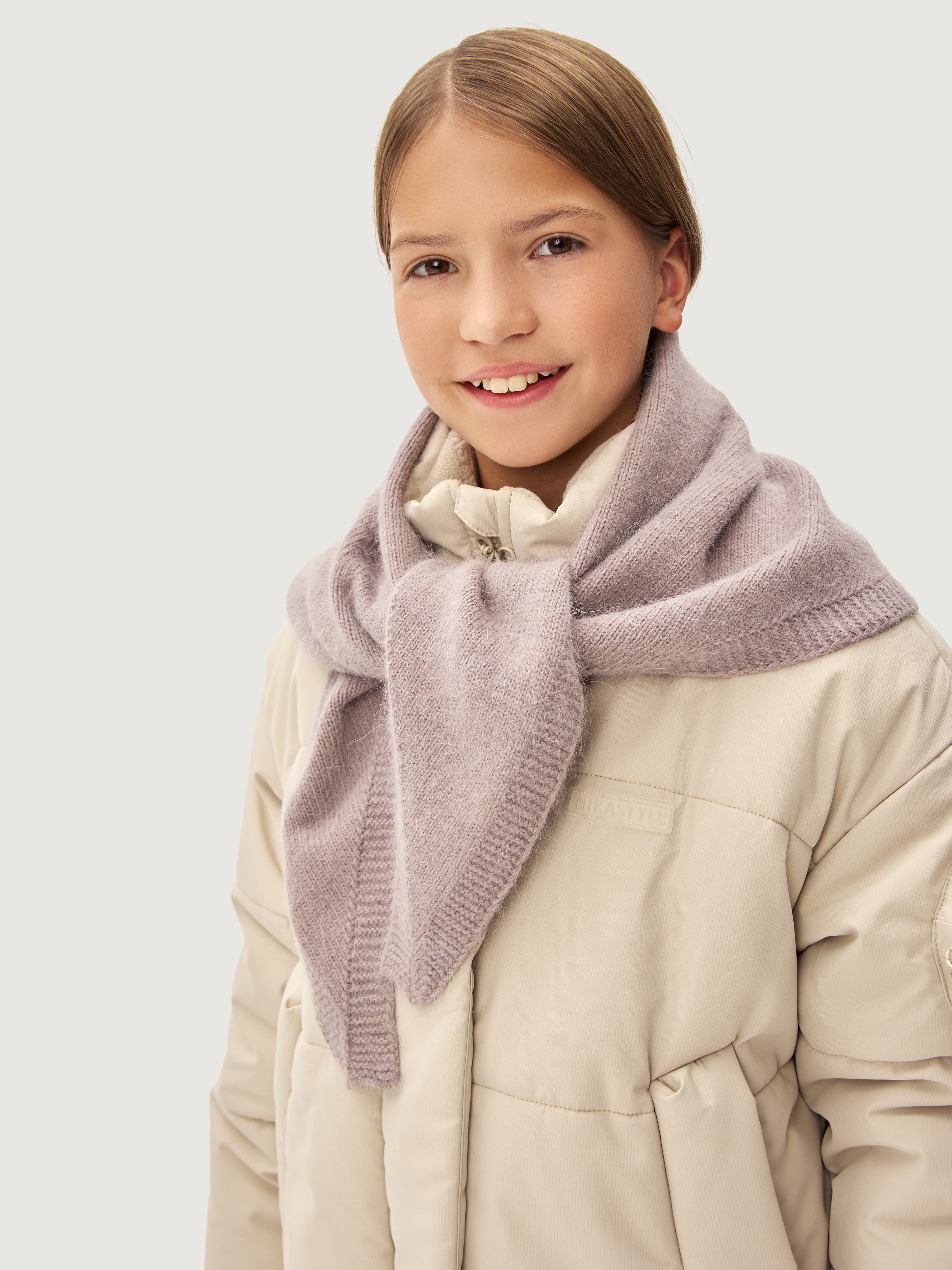 Шарф NIKASTYLE 17з16625 какао - фото 6