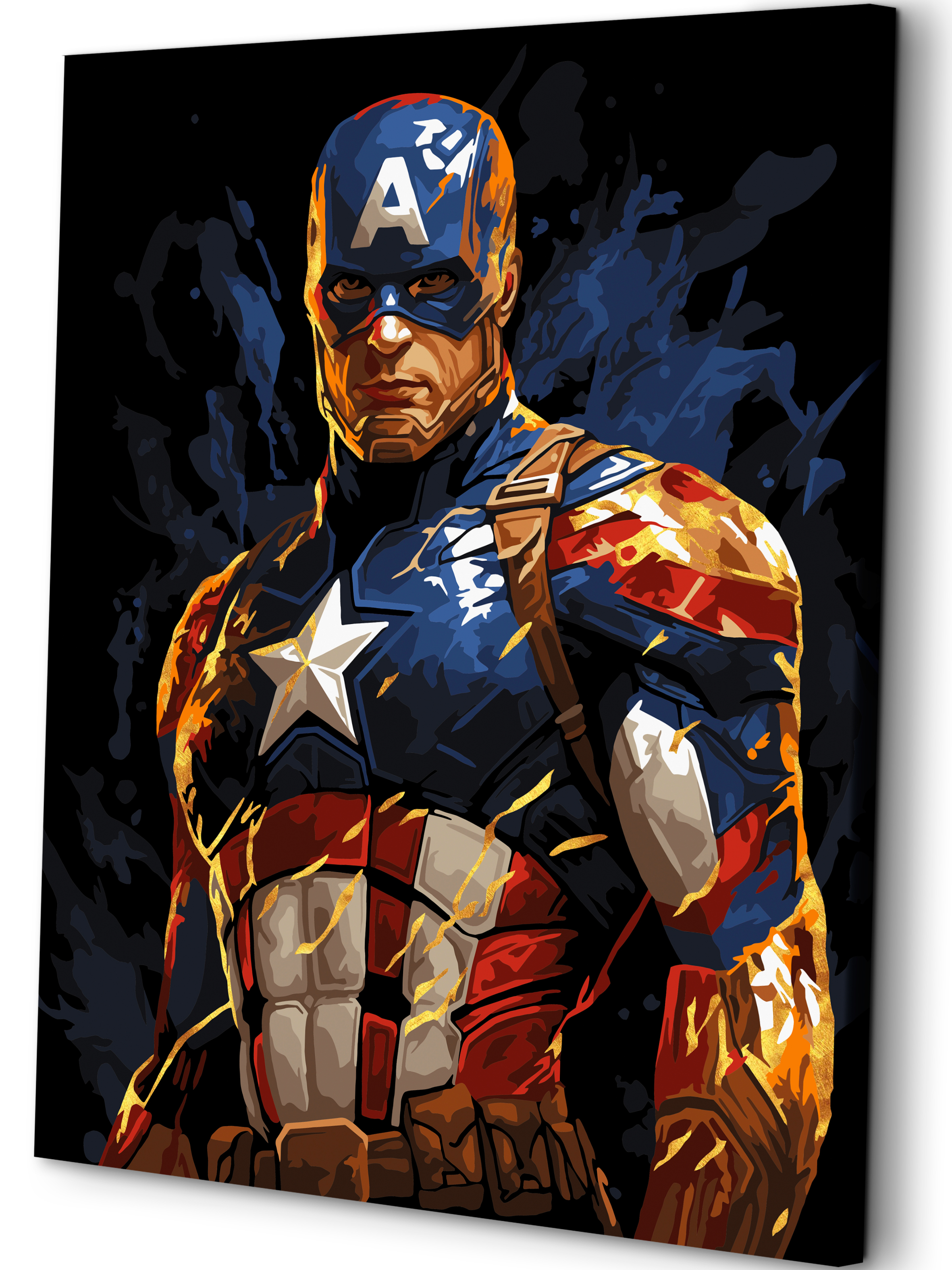 Картина по номерам Art sensation Капитан Америка в ассортименте - фото 9