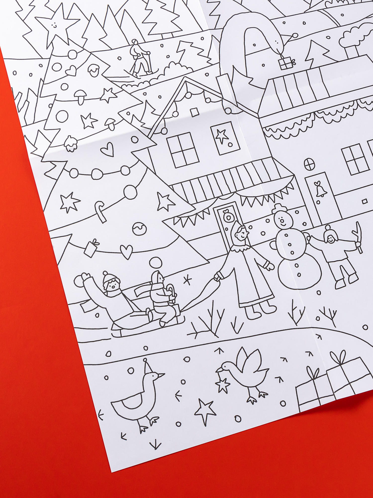 Раскраска Альпина. Дети Скоро Новый год! Раскраска-плакат - фото 10