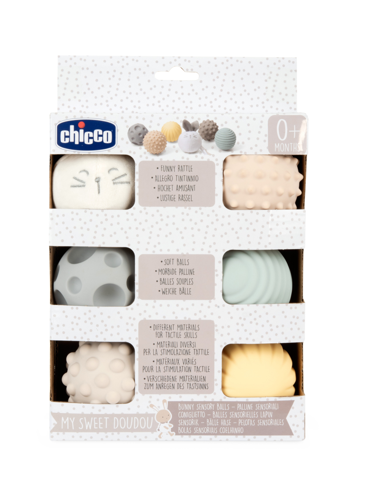 Игрушка Chicco Тактильные мячики - фото 3
