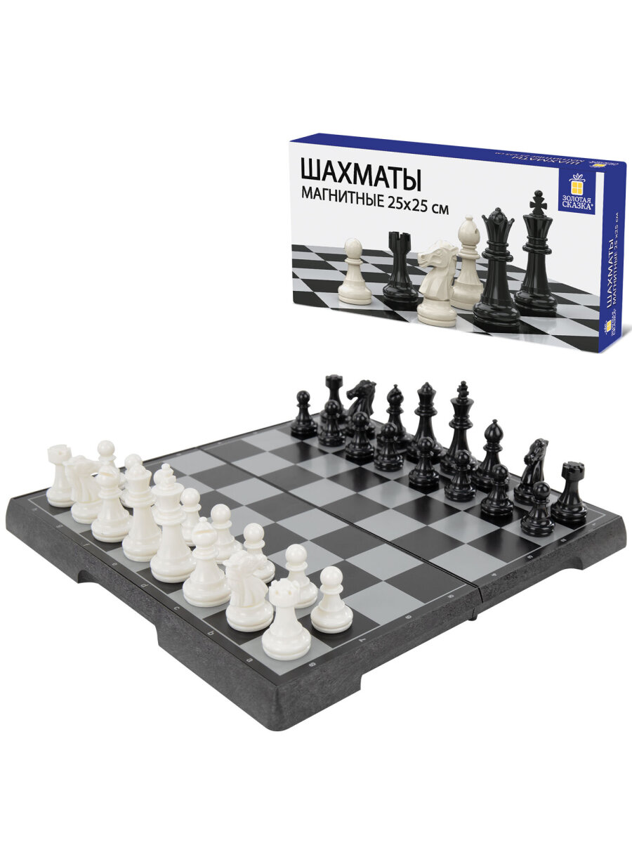 Настольная игра Золотая сказка шахматы 25x25 см - фото 6