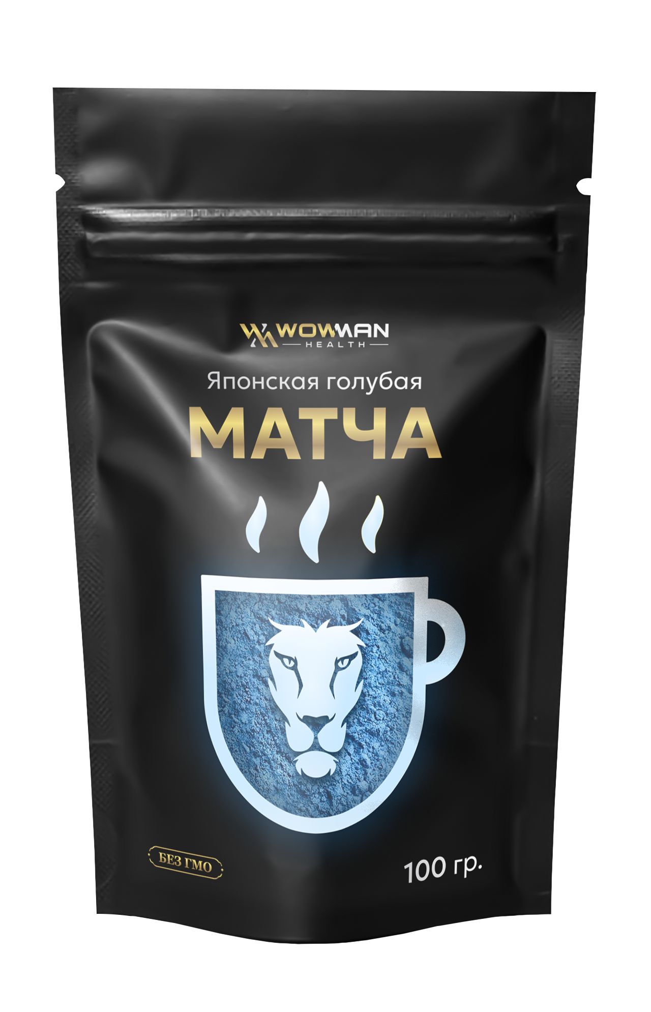 Чай голубая Матча 100 гр WowMan WMGF1016 - фото 1