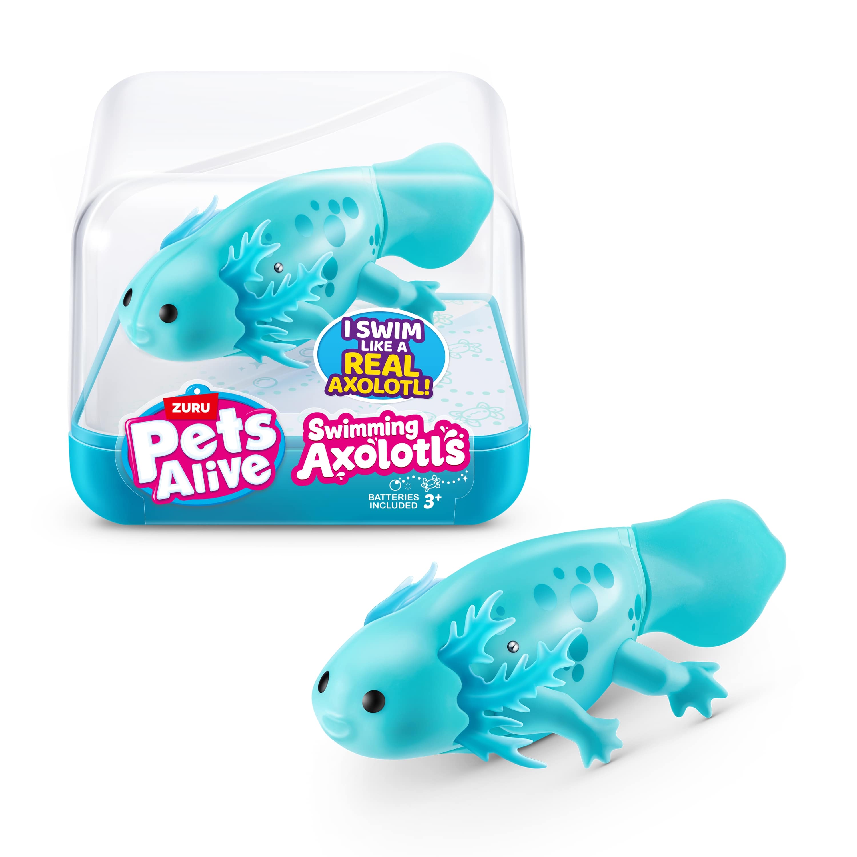 Рептилия РУ Zuru ROBO ALIVE Swimming Axolotls Аксолотль в ассортименте - фото 7