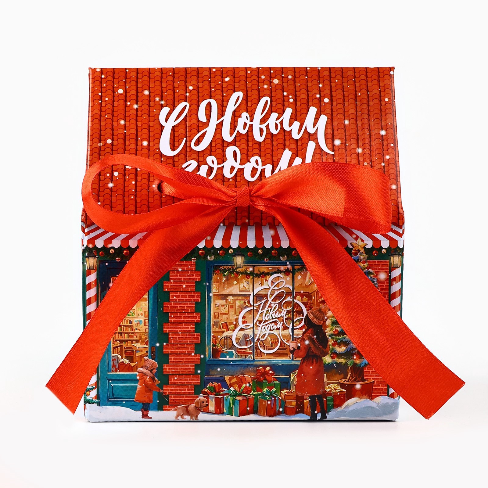 Коробка складная Дарите Счастье "С Новым годом!", 15 х 18 х 10 см - фото 3