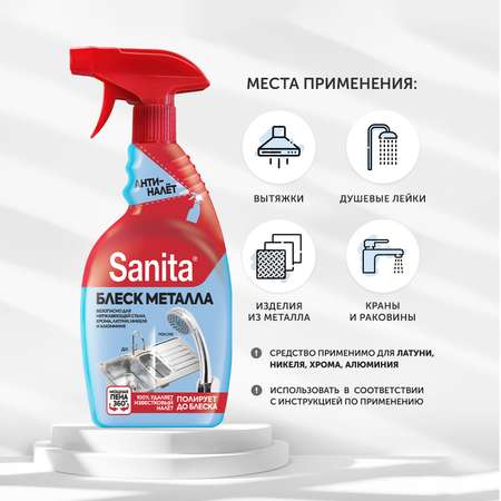 Спреи для уборки Sanita набор 4 шт