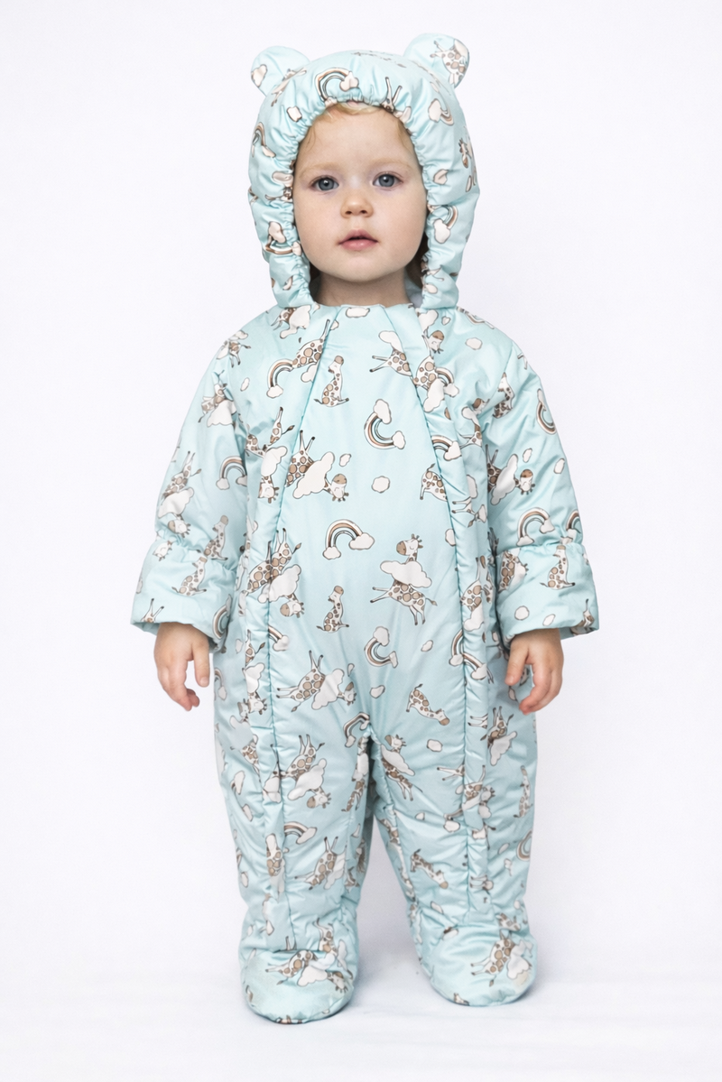 Комбинезон Rusland 84-23жираф/св.голубой - фото 1