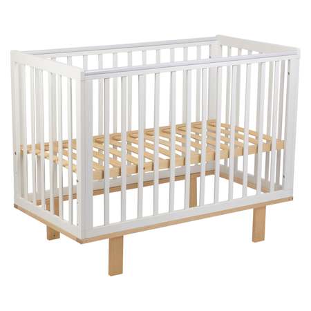 Детская кроватка Polini kids прямоугольная, (белый)