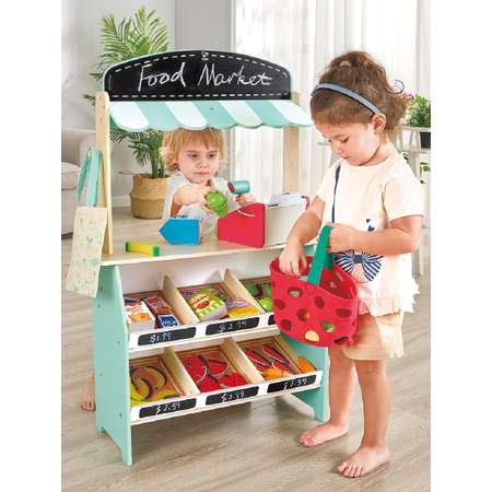 Игровой набор Hape продукты, прилавок, касса