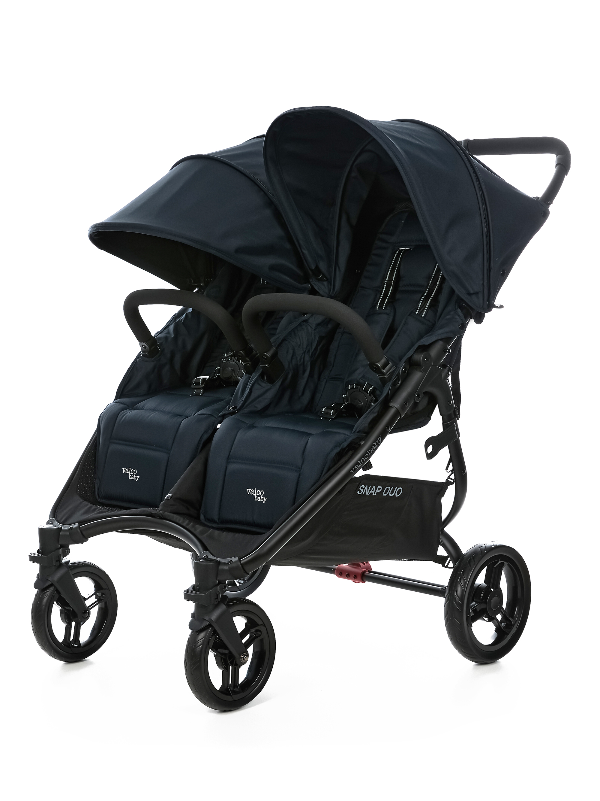 Коляска прогулочная для двойни Valco baby Snap Duo Flatt Matt синий - фото 11