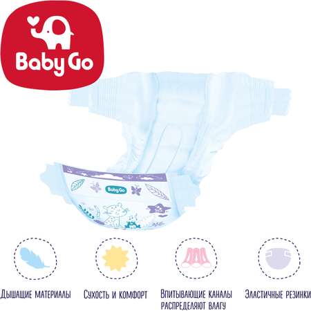 Подгузники BabyGo Classic 3 (4-9 кг) 72 шт.