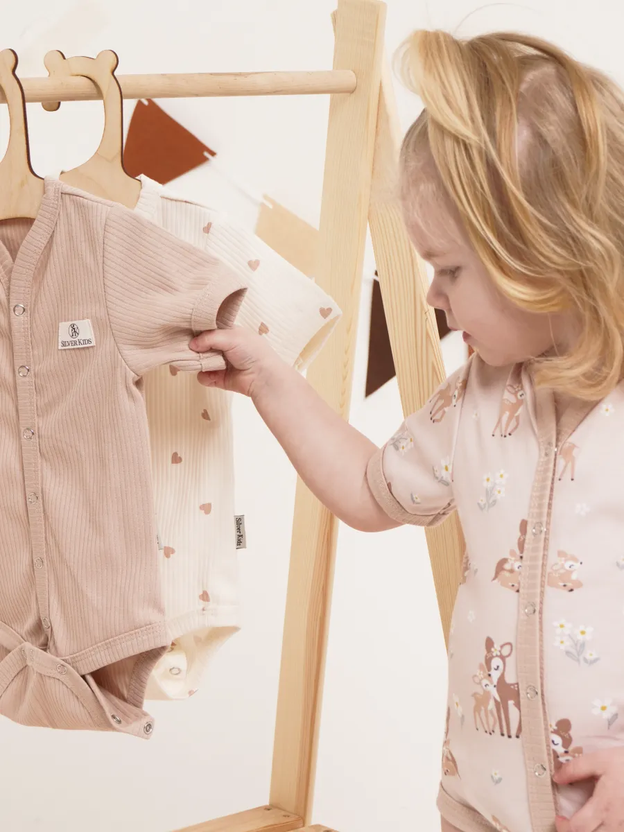 Боди 3 шт Супер Пупс нбр/3пр/бд/sk23/рубчик/леснаясказка - фото 10