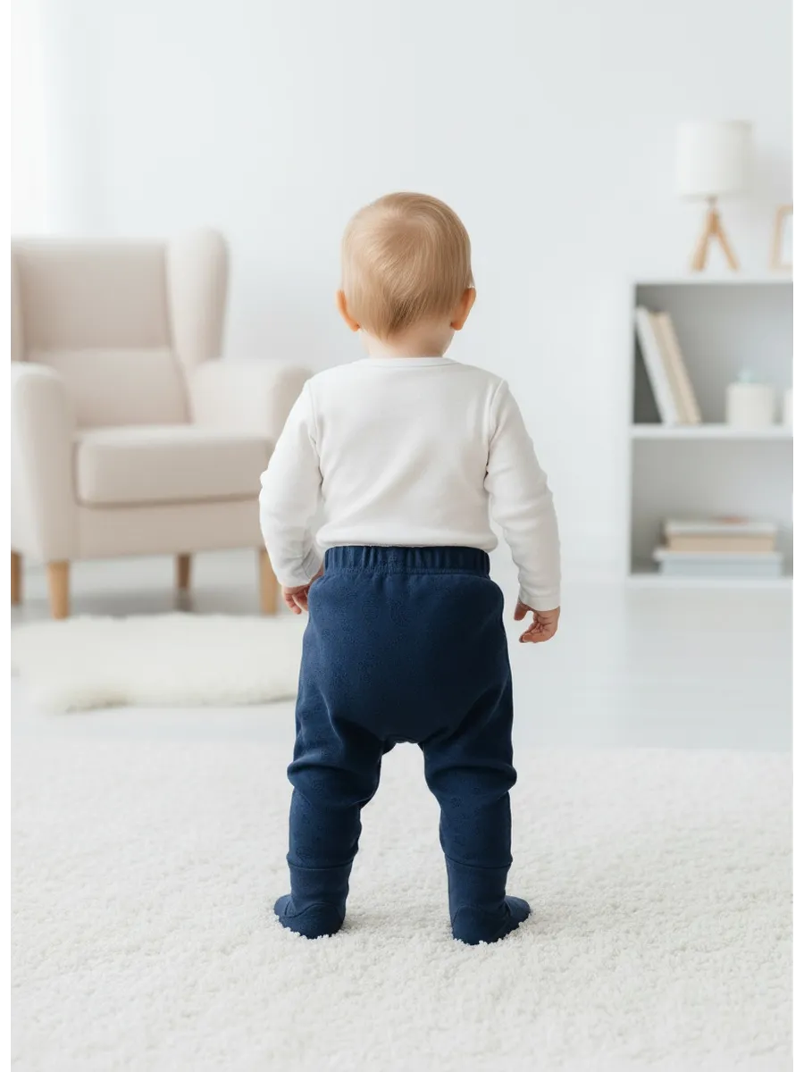 Ползунки Linas baby 738-12W Синий - фото 8