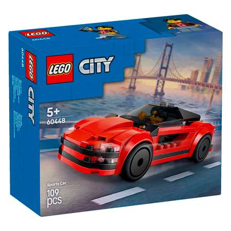 Конструктор LEGO City Красная спортивная машина 109 дет.