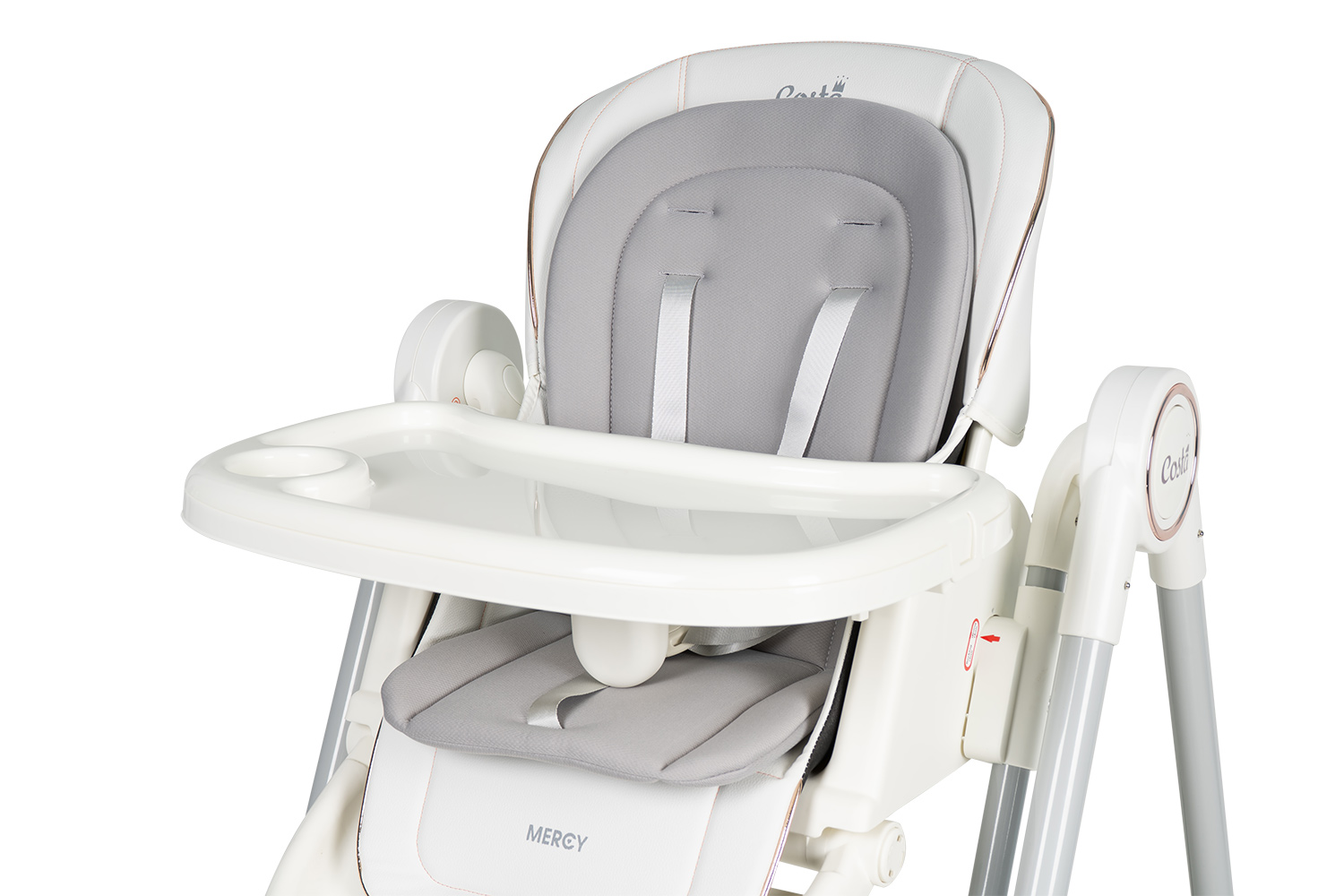 Стульчик для кормления Costa Mercy белый - фото 14