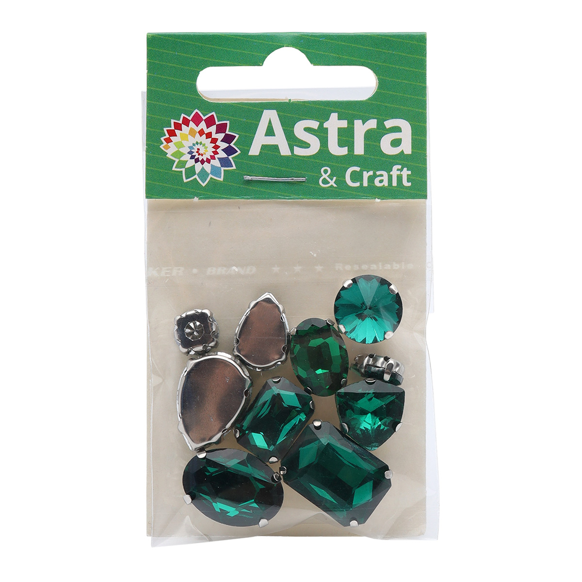 Набор для творчества Astra Craft аппликация Стразы для рукоделия 10 шт - фото 3
