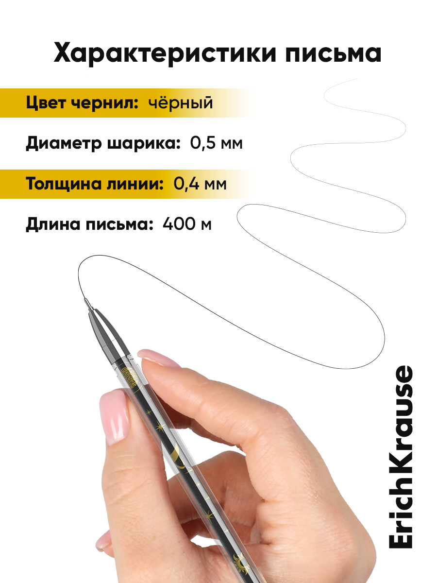 Ручка гелевая ErichKrause 12 шт. - фото 10