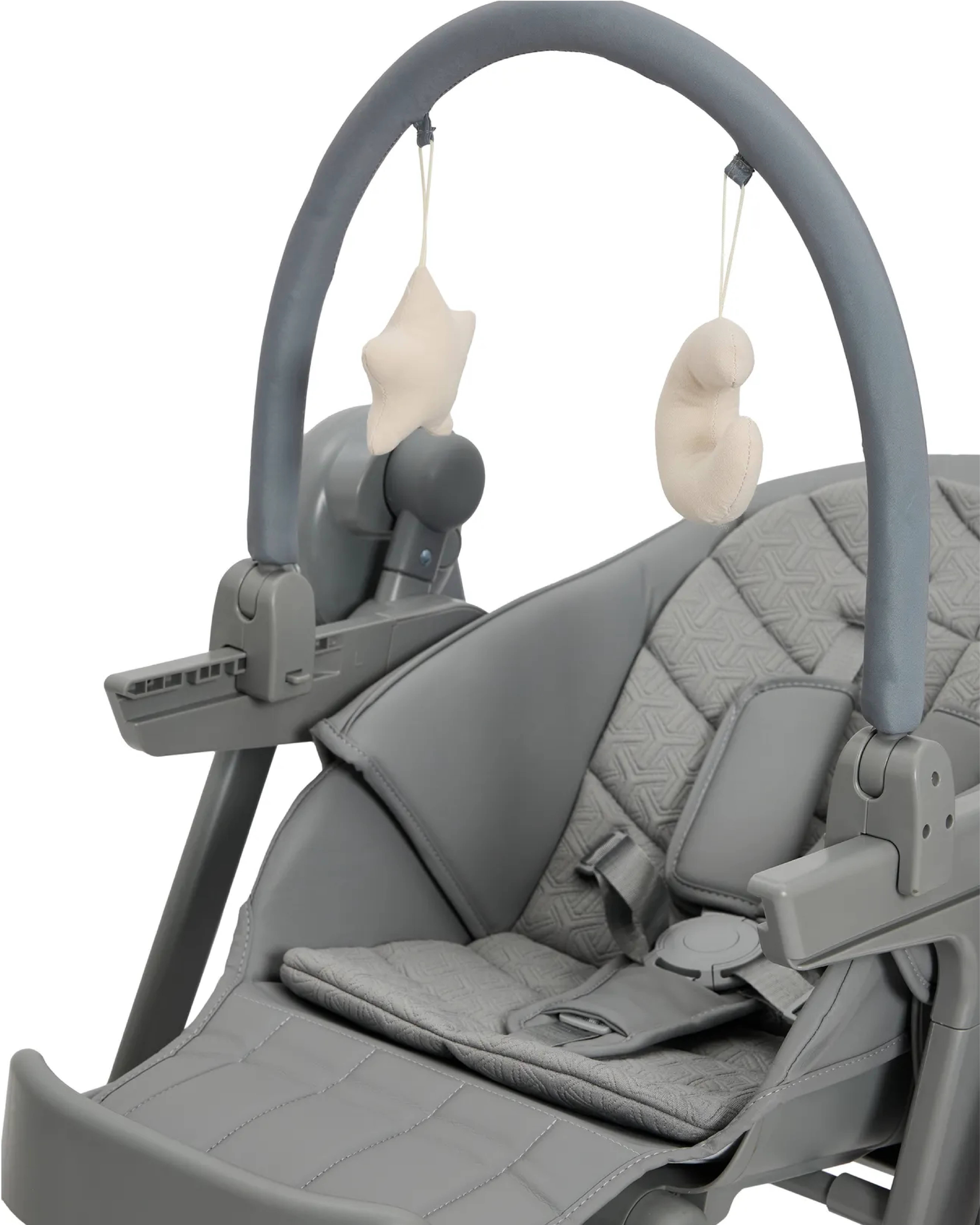 Стульчик для кормления BabyGo Huggi grey серый - фото 10