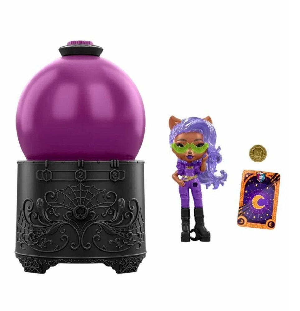 Кукла мини Monster High Хрустальный шар сюрприз высота 7,5 см JCX99 - фото 16