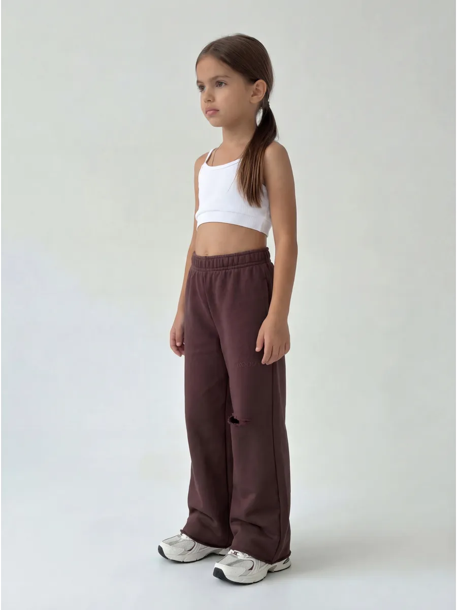 Брюки ROOMY ESSENCE STREETjog/brown - фото 10