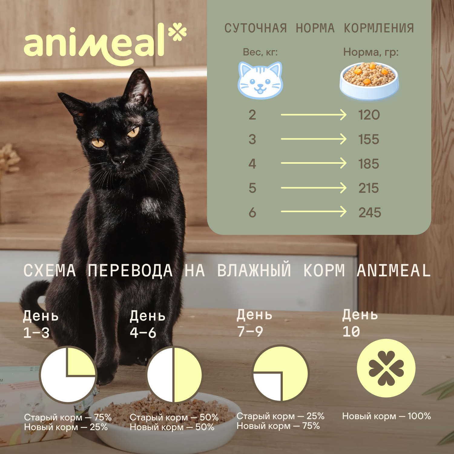 Корм для кошек полнорационный натуральны animeal из рыбы и говядины на пару для взрослых кошек всех пород 300г - фото 6