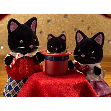 Игровой набор Sylvanian Families Семья Черных котов