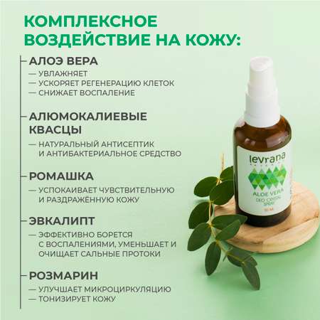 Дезодорант levrana Алоэ 50мл
