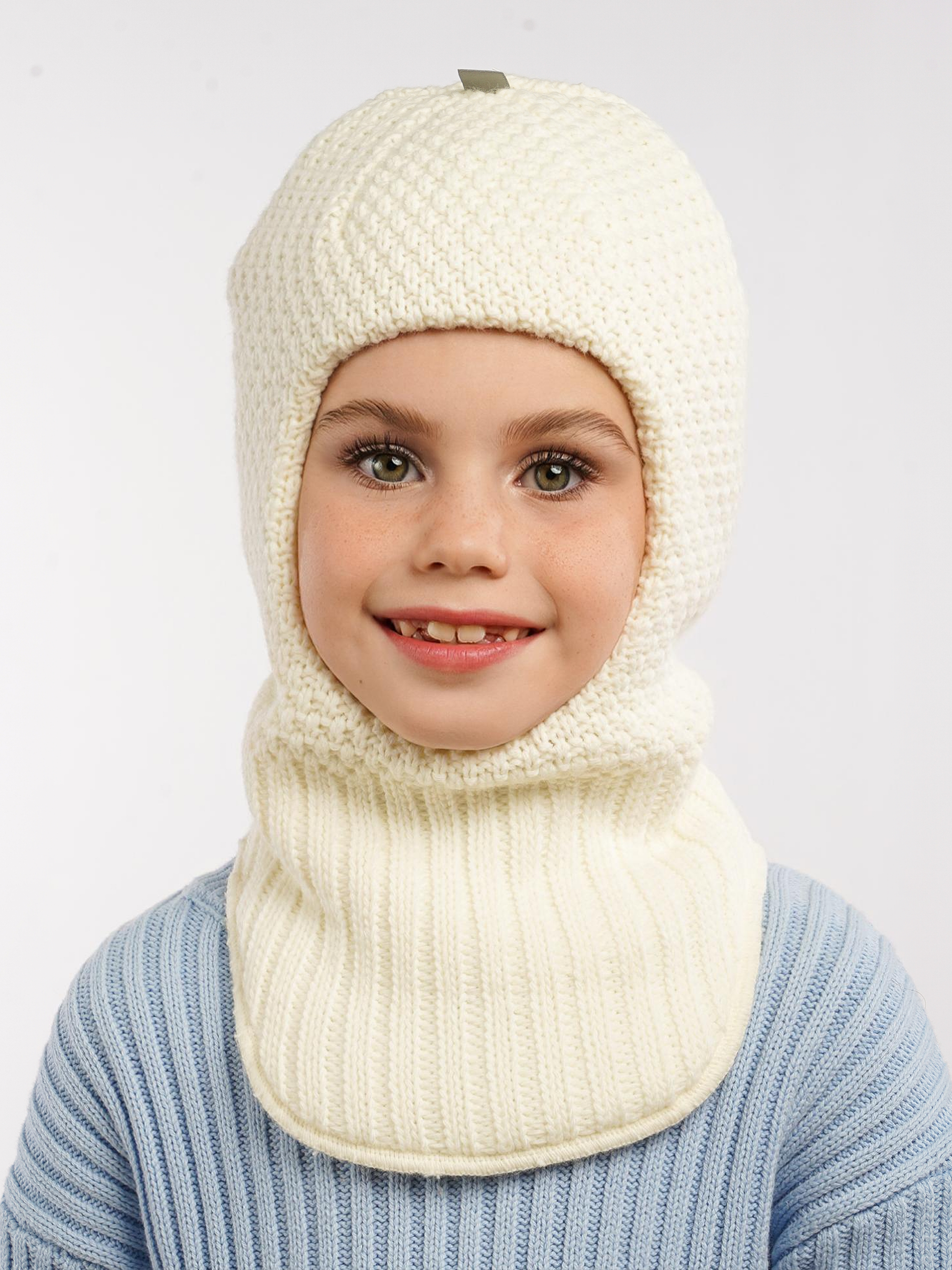 Шапка ПриКиндер U-W233901 Цвет: Молочный - фото 10